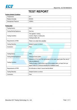 EK IP66 PROBA Ziurtagiria