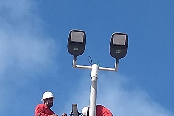 LED Street Light Project In Brazil LED kaleko argien proiektua Brasilen