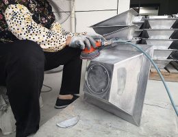 aluminiozko faroaren karkasa